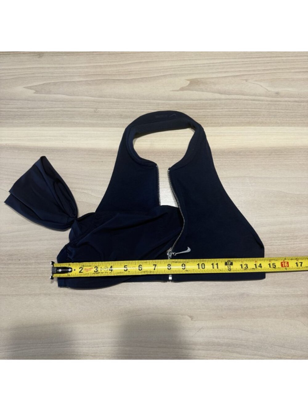 Nike X Jacquemus Dark Obsidian Black Halter Top Women's Size Medium M - Picture 4 of 6